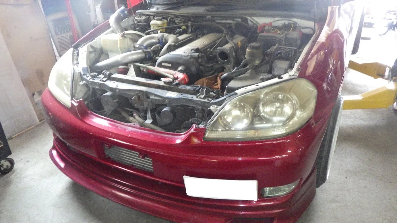 JZX110 電スロ　スロットルコンバージョンキット　調整